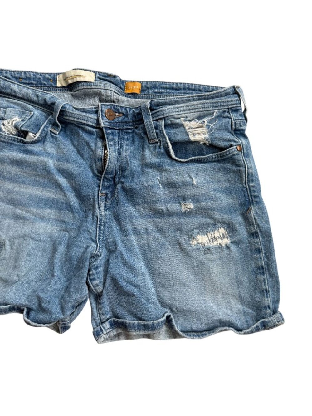 PILCRO AND THE LETTERPRESS Anthropologie Light Wash Denim Shorts Size 30 - Picture 4 of 7